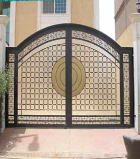 metal entrance gate