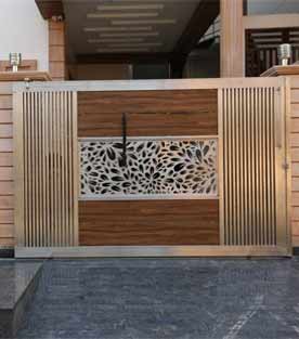 steel designer gate